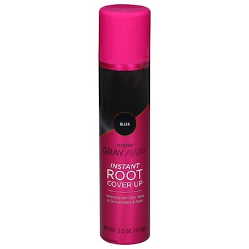 Everpro Gray Away Black Instant Root Cover Up Temporary Hair Color Spray