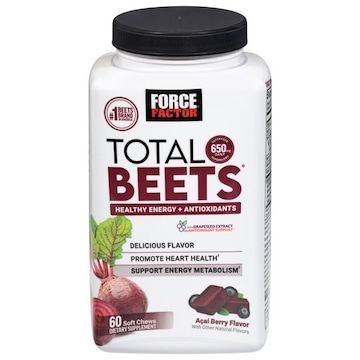 Force Factor Soft Chews Acai Berry Flavor Total Beets