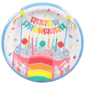 Party Goods Cake Birthday 7" Plates