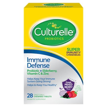 Culturelle Chewable Tablets Mixed Berry Flavor Immune Defense