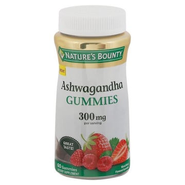 Nature's Bounty Ashwagandha, 300 mg, Gummies, Mixed Berry Flavored