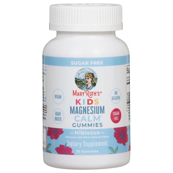 Mary Ruth's Magnesium, Kids, Calm, Hibiscus, Gummies Publix Super Markets