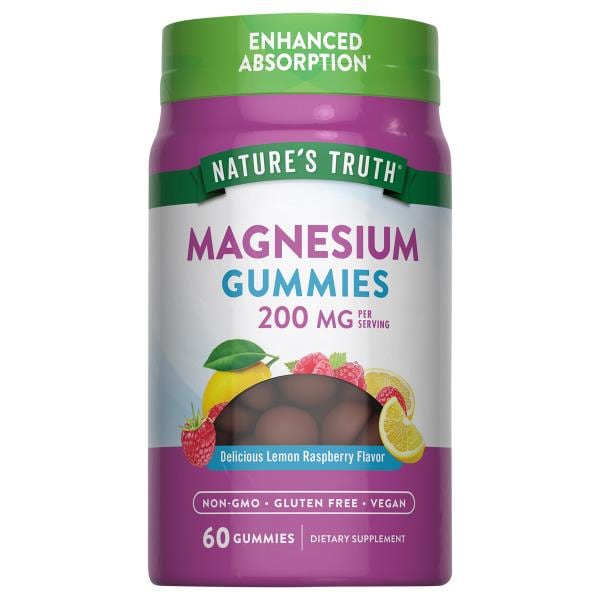 Nature's Truth Magnesium Gummies, Lemon Raspberry Publix Super Markets