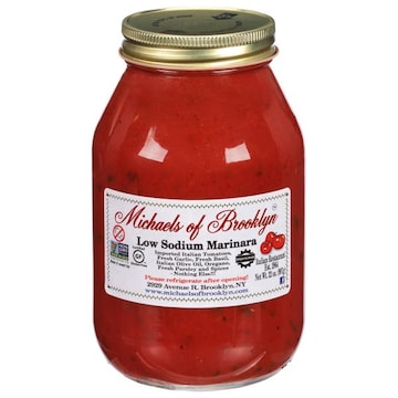Michaels of Brooklyn Pasta Sauce, Marinara Saucelow Sodium, Gluten Free, Non-Gmo