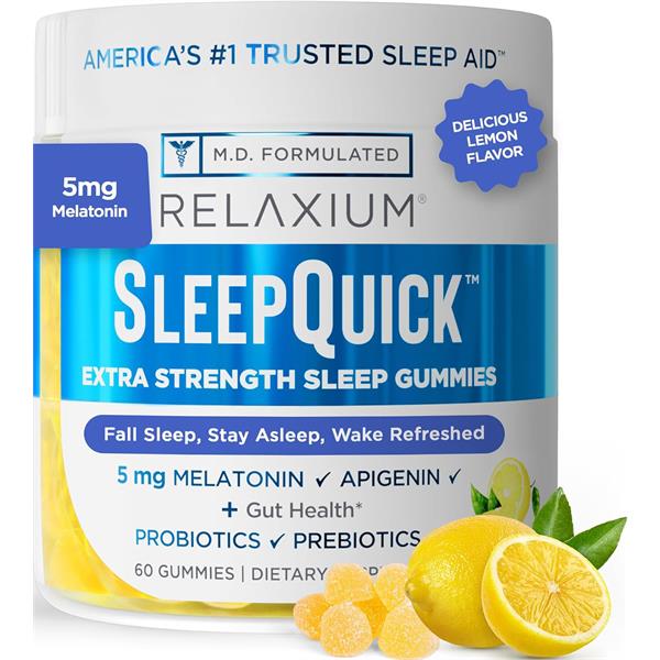 Relaxium Relaxium Sleep Quick Gummy, Sleep Aid Support, 5 mg
