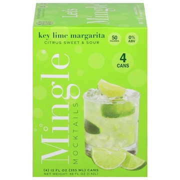 Mingle Mocktails Key Lime Margarita Non-Alcoholic