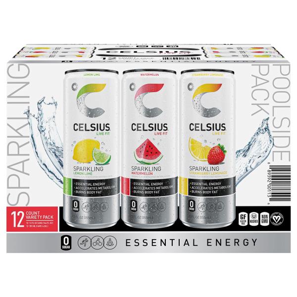 Celsius Live Fit Energy Drink, Sparkling, Variety Pack Publix Super