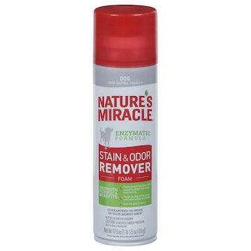Nature's Miracle Stain & Odor Remover Foam, Dog, Enzymatic Formula