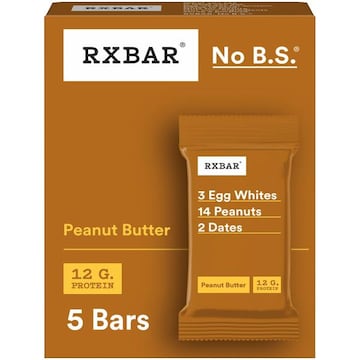 Rxbar Gluten-Free Protein Bars Peanut Butter, Protein Snack