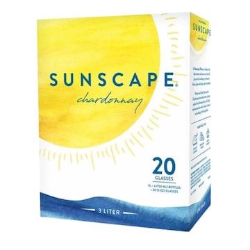 Sunscape Chardonnay California White Wine Box
