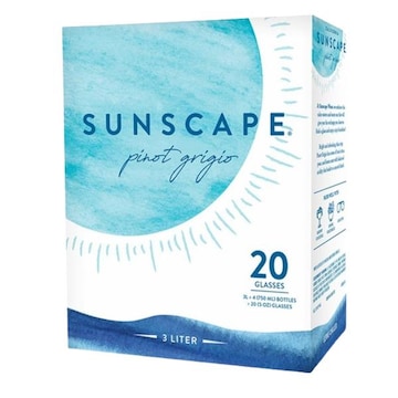 Sunscape Pinot Grigio California White Wine Box