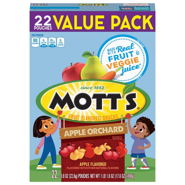 Mott's Snacks, Apple Flavored, Value Pack | Publix Super Markets