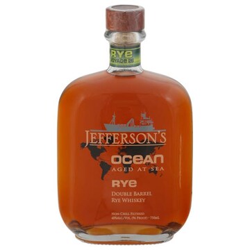 Jefferson's Ocean Double Barrel Rye Whiskey, Aged at Sea