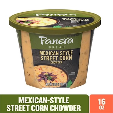 Panera Bread Mexican Style Street Corn Chowder, 16 oz Soup Cup (Gluten Free)