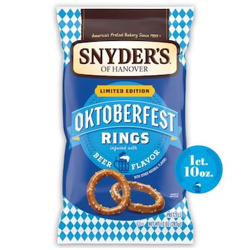 Snyder's of Hanover® Oktoberfest Beer Flavor Pretzel Rings