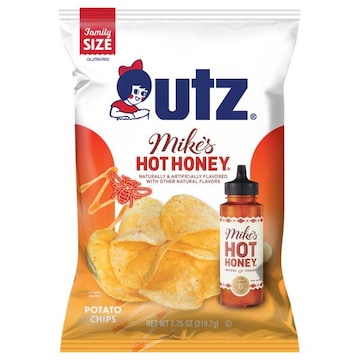 Utz Potato Chips, Mike's Hot Honey, Family Size