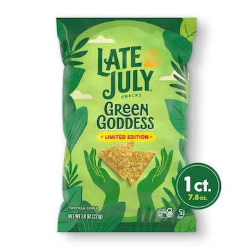 LATE JULY® Snacks Clásico Green Goddess Tortilla Chips