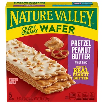 Nature Valley Crispy Creamy Pretzel Peanut Butter Wafer Bars