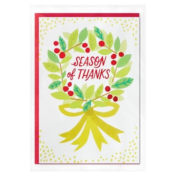 Hallmark Christmas Card, Thanks to You