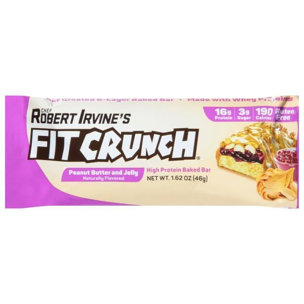 FitCrunch High Protein Bar, Baked, Peanut Butter and Jelly Publix
