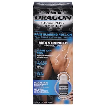 Pomada Dragon Pain Numbing Roll On, Max Strength