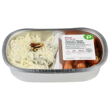 Publix Tuscan-Style Chicken Bake, with Parmesan Carrots