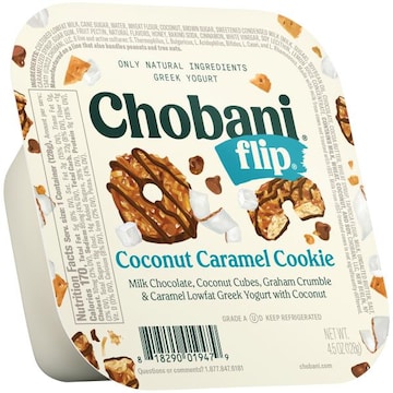 Chobani Flip Yogurt, Greek, Coconut Caramel Cookie
