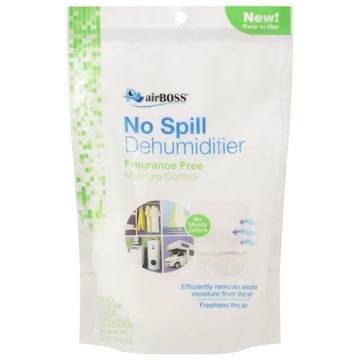 airBoss Dehumidifier, Fragrance Free, No Spill