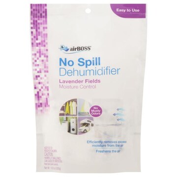 Airboss No Spill Dehumidifier, Lavender