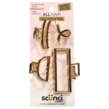 Scunci Trend Essentials All Day Hold Claw Clips Savvy Value