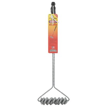 Brushtech BBQ Brush, Double Helix Bristle-Free, Quad Spring Safety, 21 Inches