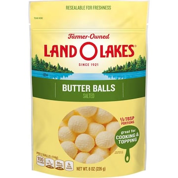 Land O Lakes Salted Butter Balls, Made with Sweet Cream and Salt
