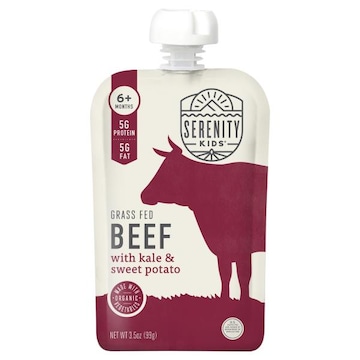 Serenity Kids Grass Fed Beef with Organic Kale & Sweet Potato