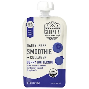 Serenity Kids Dairy Free Smoothies, Berry Butternut