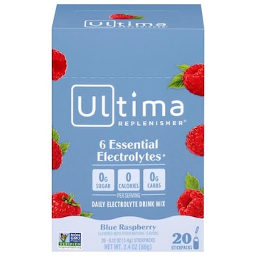 Ultima Replenisher Daily Blue Raspberry Electrolyte Drink Mix