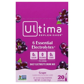 Ultima Replenisher Daily Grape Electrolyte Drink Mix