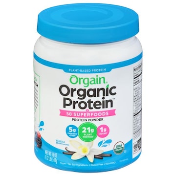 Orgain Organic Protein Protein Powder, Vanilla Bean Flavored, 50 Superfoods