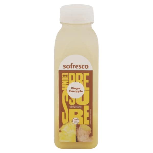 Sofresco Fruit and Vegetable Juice, Ginger Pineapple, Cold Pressed