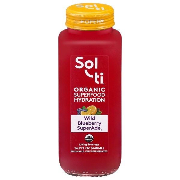 Sol Ti Sol-Ti Living Beverage, Wild Blueberry SuperAde, Organic | Publix Super ...
