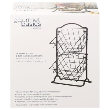 Gourmet Basics Hanging Baskets, 2-Tier