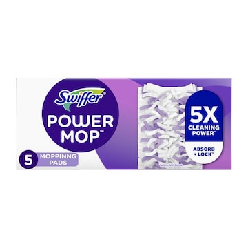 Swiffer Powermop Multi-Surface Mopping Pad Refills, 5 count