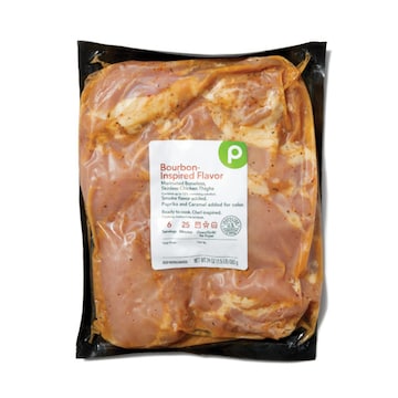 Publix Bourbon-Inspired Flavor, Marinated Boneless Skinless Chicken Thighs