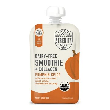 Serenity Kids Dairy Free Smoothies, Pumpkin Spice