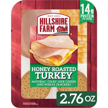 Hillshire Farm Protein Snack Pack, Honey Roasted Turkey & Colby Jack