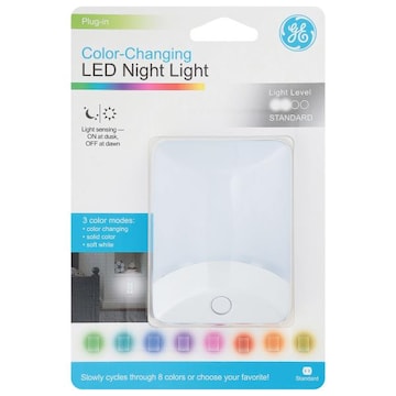 GE LED Night Light, Color-Changing, Plug-In