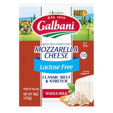 Galbani Cheese, Lactose Free, Mozzarella, Whole Milk