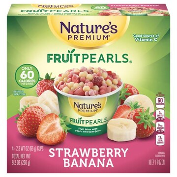 Nature's Premium Strawberry Banana Fruit Pearls