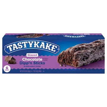 Tastykake Glazed Dipp'N Sticks, Chocolate, Multipack 6ct