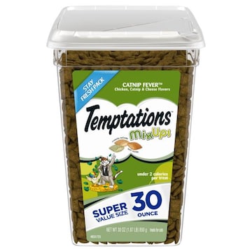 Temptations MixUps Treats for Cats, Catnip Fever, Chicken Catnip & Cheese Flavors, Super Value Size