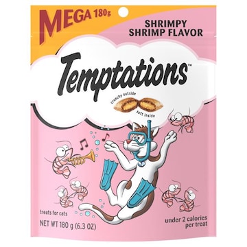 Temptations Treat For Cats, Shrimpy Shrimp Flavor, Mega